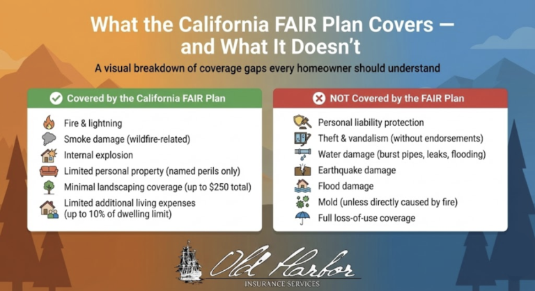 What Does California Fair Plan Cover? Understanding Your Coverage Limits