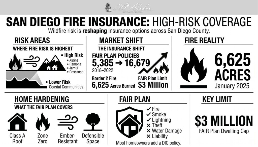 San Diego Fire Insurance - high risk coverage